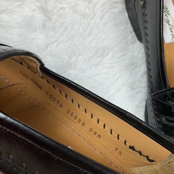 Black Leather Loafers with Tassels - Picture 4 of 11